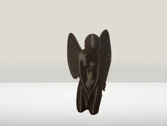 Sad Fallen Angel Statue — Фото 3 из 5