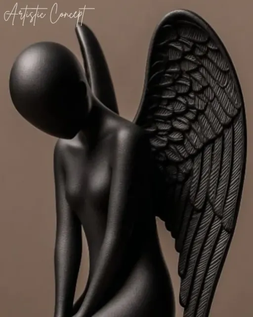 Sad Fallen Angel Statue — Фото 2 из 5
