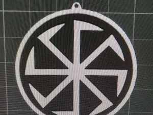 Slavic Kolovrat Sun Wheel – Keychain