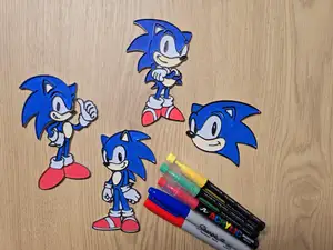 Cool Sonic DIY Coloring Pack 3