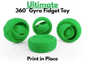 Ultimate 360° Gyro Fidget Toy (Print in Place)