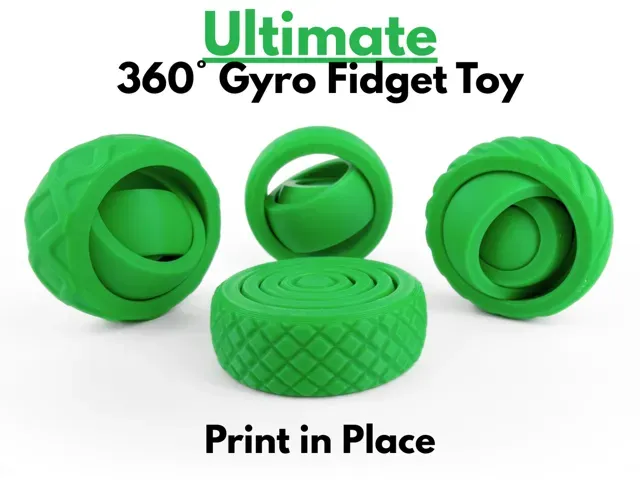 Ultimate 360° Gyro Fidget Toy (Print in Place)