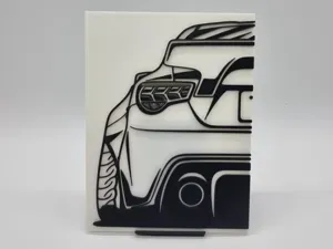 2D Wall Art Toyota GT86