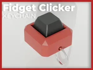 Fidget Clicker Keychain