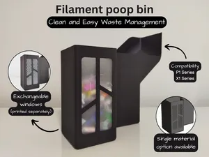 Filament Poop Bin – Clean & Easy Waste Management