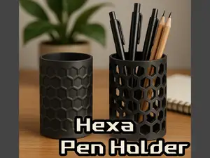 Modern Minimalist Hexa Pen Holder