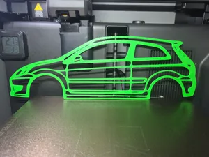 mk6 fiesta 2002-2008 silhouette