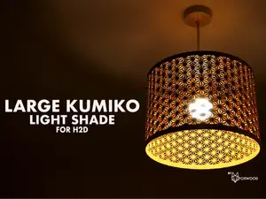 Large Kumiko lamp Shade / Ceiling light