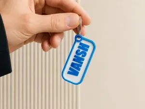 Customisable Keychain with phone number