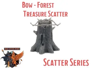 DnD TTRPG Bow Forest Treasure Scatter Miniature