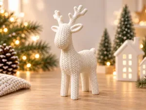 Knitted Reindeer – Cute Christmas Decoration