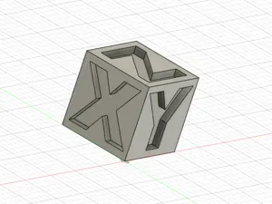 XYZ Cube Calibration 10mm