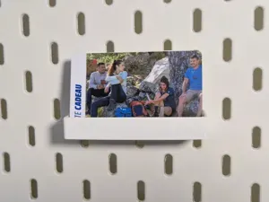 Porte cartes fidélité pour Ikea Skadis