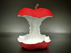 Eaten Apple - Multicolor Print
