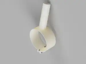 Ergonomic 4" Vacuum Handle for Dust Extraction
