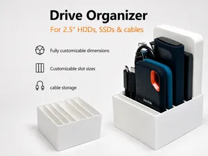 Storage Box for Mobile Drives and Cables