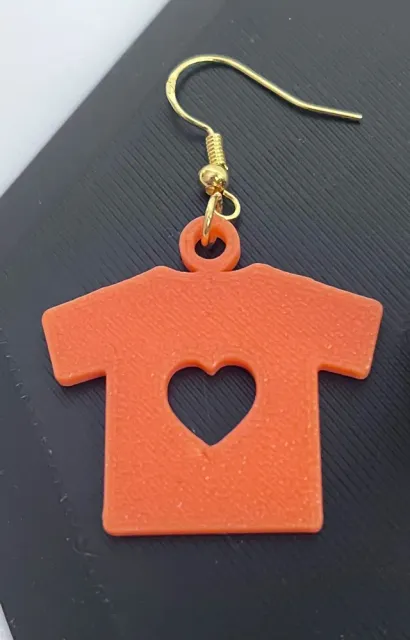 T-Shirt Earrings – Orange Shirt or Pink Shirt Day — Фото 2 из 8