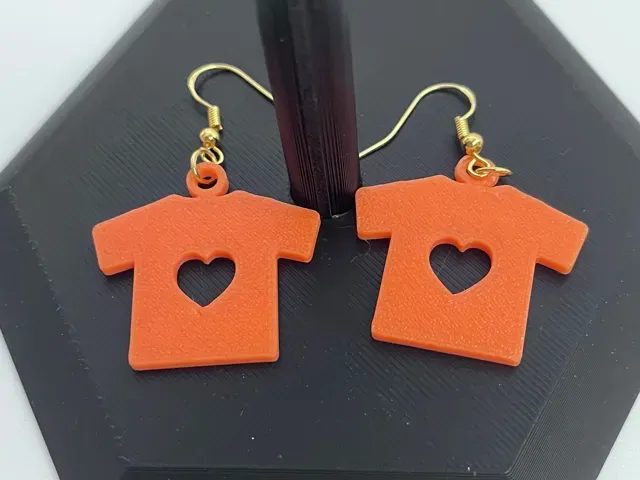 T-Shirt Earrings – Orange Shirt or Pink Shirt Day — Фото 5 из 8