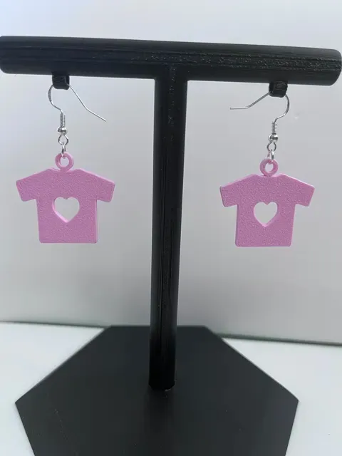 T-Shirt Earrings – Orange Shirt or Pink Shirt Day — Фото 7 из 8