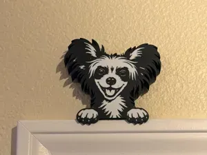 Chinese Crested Door Topper