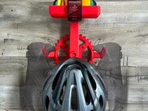 Cycling Gear Organizer Wall-Mounted Helmet, Shoe