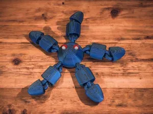 pulpo articulado modelo 1 (Sin soportes)