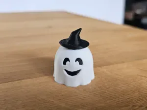 Mini Halloween Geist mit Hexenhut | Süße Deko |