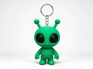 Flexi Alien Keyring NO AMS
