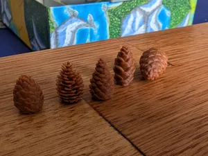Cascadia Pinecone Set (5 unique models)