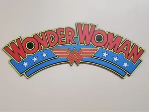 Wonder Woman Name Wall Art