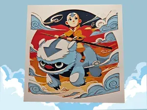Aang and Appa - Avatar The Last Airbender