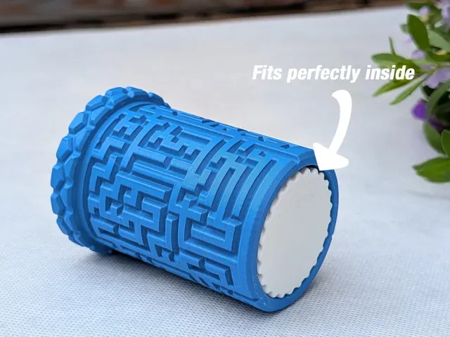 Maze Puzzle Box - Spiral design — Image 5 of 6