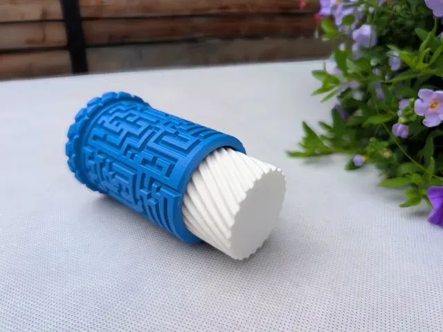 Maze Puzzle Box - Spiral design — Image 4 of 6