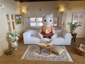 ikea Modern Miniature Sofa 1:12 Sylvanian Families