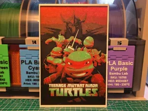 Teenage Mutant Ninja Turtles (2012) - Hueforge Art