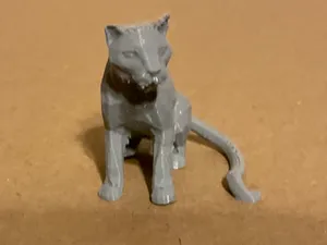 Puma realistic version origami 