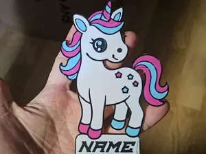 Unicornio 2 - tu nombre