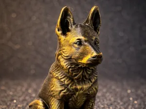 Loyal Guardian – Mini German Shepherd 3D Print