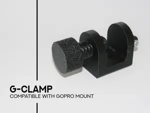 G-Clamp - compatible with GoPro mount