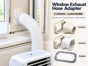 Parametric Window Exhaust Adapter – Portable AC