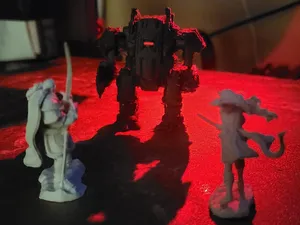 Helldivers 2 Hulk scaled to dnd miniatures
