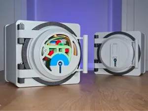 Mini Vault with 6 Lever Detector Lock