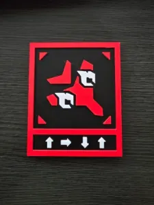 Magnetic Helldivers 2 Eagle Napalm Strike Plaque