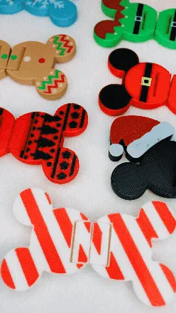 Mickey Mouse Christmas Slide + Flip Fidget Toys — Фото 6 из 17