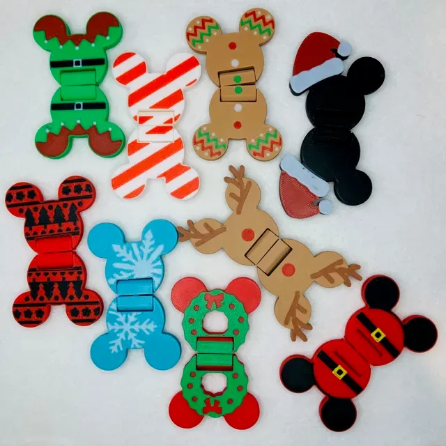 Mickey Mouse Christmas Slide + Flip Fidget Toys — Фото 17 из 17