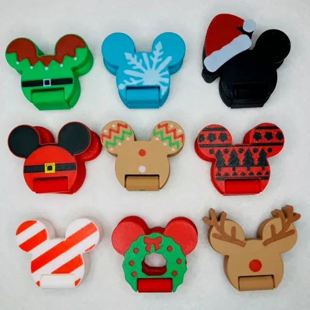 Mickey Mouse Christmas Slide + Flip Fidget Toys — Фото 3 из 17