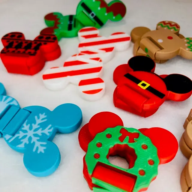 Mickey Mouse Christmas Slide + Flip Fidget Toys — Фото 16 из 17