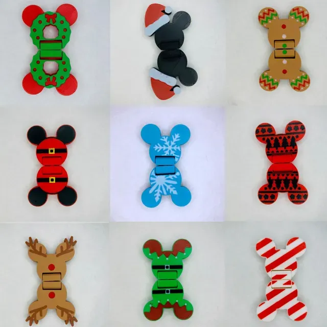 Mickey Mouse Christmas Slide + Flip Fidget Toys — Фото 7 из 17