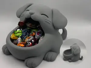 Yawn Bowl Dog – cute storage puppy
