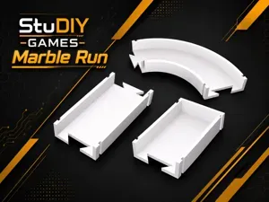 Parametric Modular Marble Run Track Generator